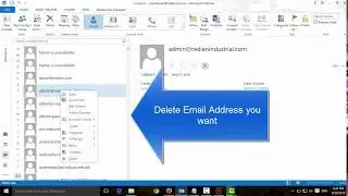 Deleting Address Book in Microsoft Outlook