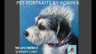 Time Laspe Pet Portraits by Robin K of Johnny Cash the rescue dog