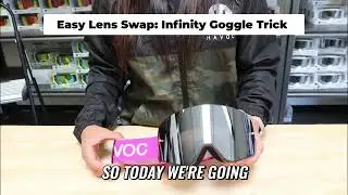 Быстрая замена линз в горнолыжных очках Havoc Infinity! Простое руководство по снятию линз с помо...
