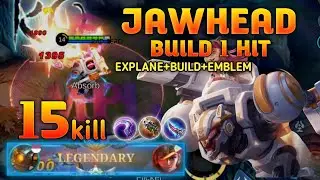 Jawhead Offlane Monster Killer|Best Build Jawhead 2023|Mobile Legends