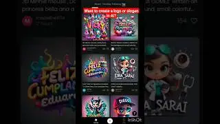 How to create Custom  logo with Text in AI! #aidesign #motiongraphics #shorts #generativeart #aiart