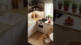 Scandinavian kitchen set #home #interiordesign #aesthetic #scandinaviandesign #kitchen