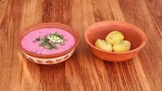 Saltibarsciai - Litauische kalte Rote-Bete-Suppe / Perfekt an hei&szlig;en Tagen / Einfaches Rezept