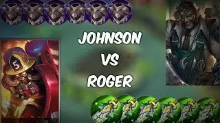 JOHNSON VS FIGHTERS WITH FULL BLADE ARMOR BUILD ft ROGER #EP 2
