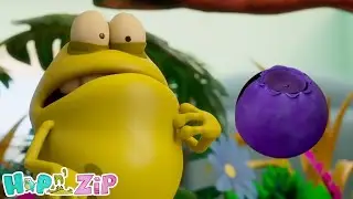 B&aelig;rkugle Sjov Tegneserie Episode Til b&oslash;rn Ved Hop And Zip