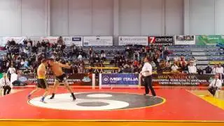 Abdelhamid EL SAYAD VS Alexandru Mocanu -85 kg (Africa VS Europa Roma 2015)  Round 2