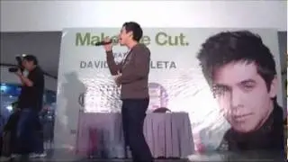 David Archuleta - Nandito Ako (A cappella) @ SM North EDSA for Bench/FIX Store Visit
