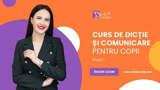 👱👨&zwj;🦱👩&zwj;🦰 Curs de dicție și Comunicare pentru copii!