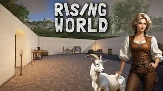 Rising World | S1 | EP4 | Digging deeper and building walls!