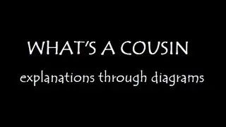 What is a cousin? How are you related? Why once removed? Find out here!