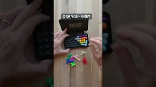 Orange Grey Madness! Kanoodle Shake Challenge! #puzzle #puzzlesolving