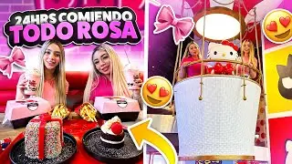 24 HORAS VIVIENDO DE ROSA CON KARLA GROO || DOMINIK ARMENTA