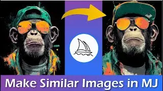 Make Similar Images from Any Photo in Midjourney | Midjourney Image to Image