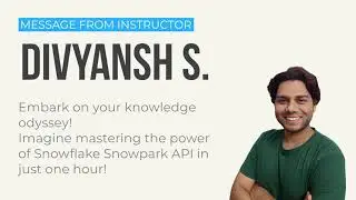 Snowflake Snowpark API for Python: Master Class with Project