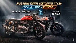 2026 Continental GT 650: Rocker Red vs Apex Grey! Base vs Mid Variant Review ⚡️