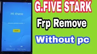 G.FIVE stark frp bypass without pc Google account bypass #g.fivemobile #chinamobile