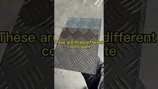 Painted Aluminum 5 bar Embossed Sheet/Plate for floor decoration #aluminumproducts #aluminum