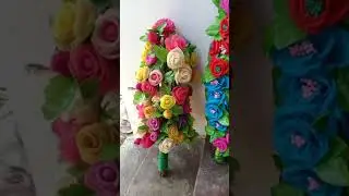 how to make beautiful organdy flower