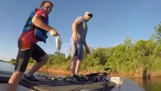 Sooner Lake with the boys