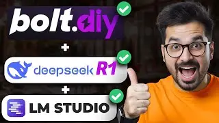 Bolt.DIY + Deepseek-R1 с LM Studio: разработайте полнофункциональное приложение БЕСПЛАТНО и без н...