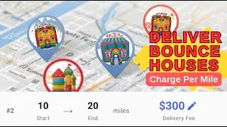 Get paid to deliver bounce houses for your party rental business (RentalSetup)