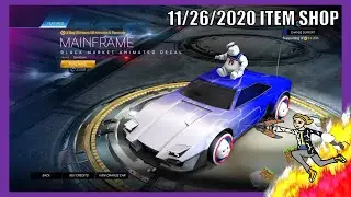 *Black Market* Black Guardian Mainframe Animated Decal! | Rocket League Item Shop (26/11/2020)