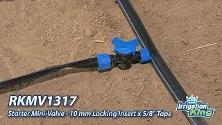 IrrigationKing Drip Tape Starter Mini-Valve Locking Insert | RKMV1317