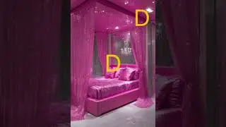 #princess pink bedroom 🛏️ design#choose your favourite bedroom 🫰🫰&hearts;️ your first letter name 🫰🤩🥰😍