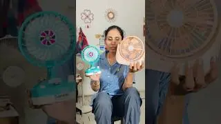 Best fans for this summer / Ghamu Saran / Portable fan on meesho #shorts #meesho