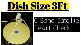 Dish Size 3Ft C Band Satellite Result Check