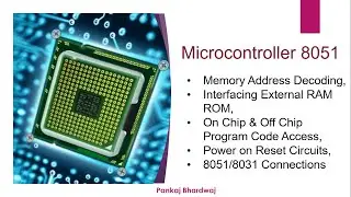 KEE602 Microcontroller 8051 Memory Address Decoding Interfacing External RAM ROM On Chip Off Chip