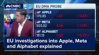 Объяснение расследований ЕС в отношении Apple, Meta и Alphabet