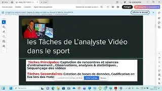 Profil analyste vidéo et présentation de deux logiciels steazzi handball et nascsport basic .