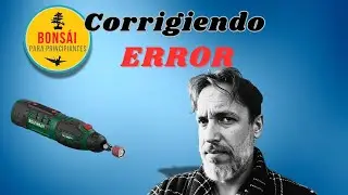 Corrigiendo error al cortar rama de sacrificio