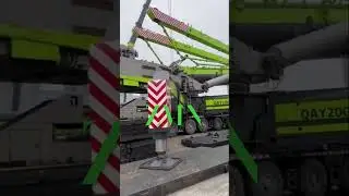 Автокран грузоподъёмностью 2.000 тонн. #zoomlion #автокран #машинист #кран #