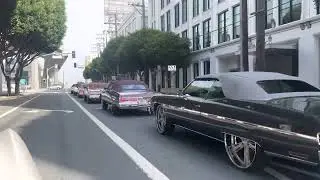EastBayChevs 1974 caprice getting sideways on to the bay bridge