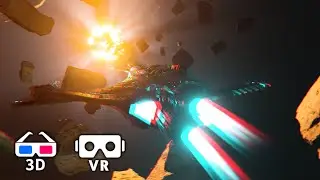 Sci-Fi Rocket Animation - HDR 4K 60fps (VR/stereoscopic)