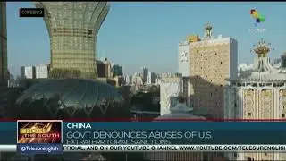China denounces the extraterritoriality of U.S. laws
