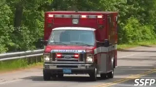 Kingston MA Fire Dept. Ambulance 4 Responding