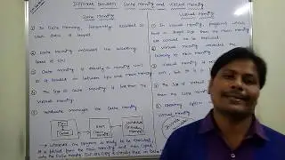 DIFFERENCES BETWEEN CACHE MEMORY AND VIRTUAL MEMORY | COMPARE  CACHE MEMORY AND VIRTUAL MEMORY