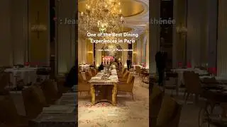 Best dining experiences in Paris. 📍: Jean Imbert au Plaza Ath&eacute;n&eacute;e. #luxurytraveller #luxurytravel