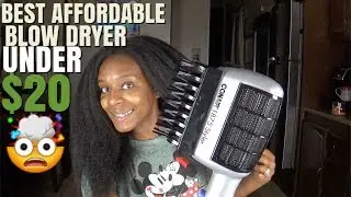 HOW TO| BLOW DRY THICK TYPE 4 NATURAL HAIR| NO HEAT DAMAGE