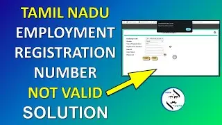 Tamil Nadu Employment Registration Number Not Valid Solution | Tamil | SM | Sanke Muzangu