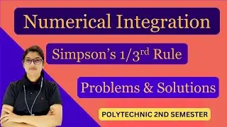Applied Mathematics - II | Numerical Integration | Simpson's 1/3 rd  Rule  | DL ACADEMY