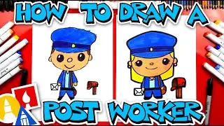 How To Draw A Postal Worker
