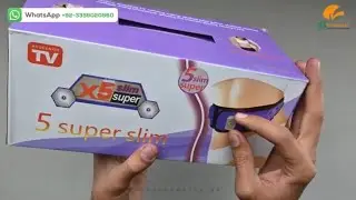 Electric Weight-Reducing X5 Times Vibrator Waist Slimming Belt with 3 Speeds Options