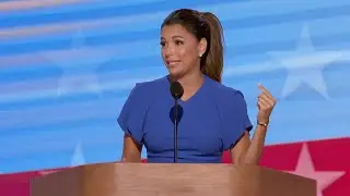 Eva Longoria speaks at the 2024 Democratic National Convention | DNC Day 4