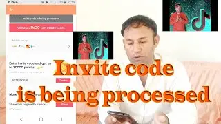 TikTok App Error || invite code is being processed