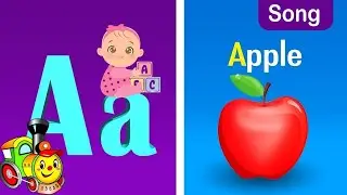 A for apple | phonics song | a for apple b for ball | ABC Alphabet Song #kidstvenglish1 #aforapple