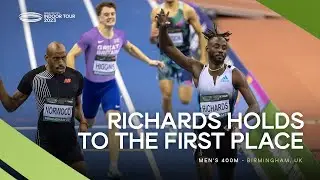 World indoor champion Richards 🇹🇹 for the win in the men's 400m 🔥 | World Indoor Tour 2023